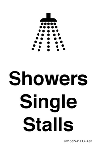 Showers with Single Stalls